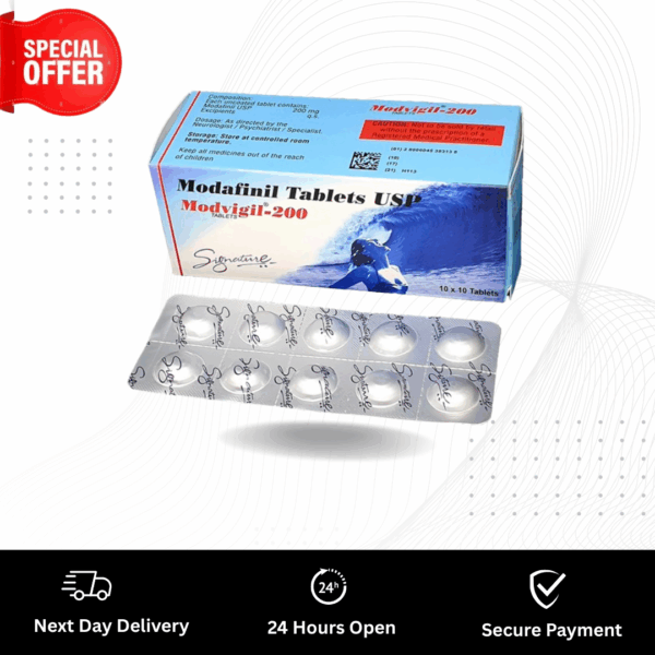 Order Modafinil 200mg Tablets with next day delivery in uk